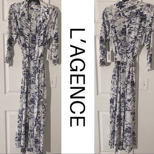 L’AGENCE Ivory Multi Dress